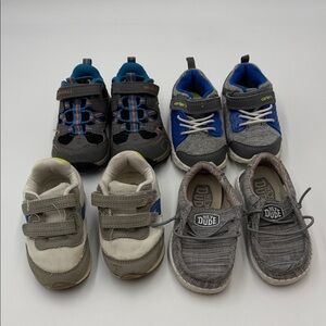 Carter's Gray and Blue Kids Shoes
